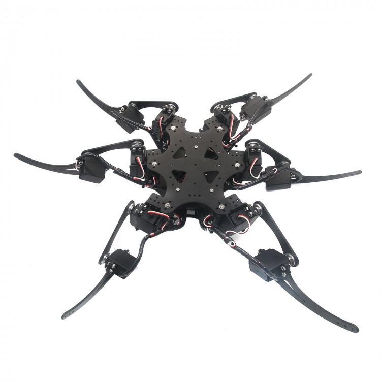 20DOF Aluminium Hexapod Robotic Spider Six Legs Robot Frame Kit (fully ...