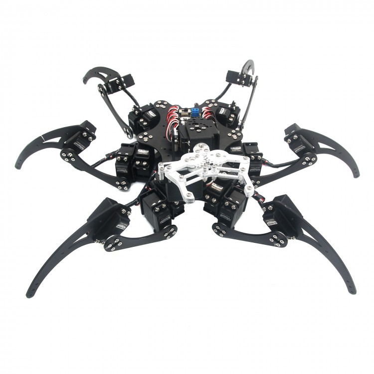 20DOF Aluminium Hexapod Robotic Spider Six Legs Robot Frame Kit w ...