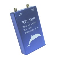 Software Radio RTL-SDR Receiver 100KHz-1.7GHz UHF VHF Full Band RTL2832U+R820T2 USB Tuner
