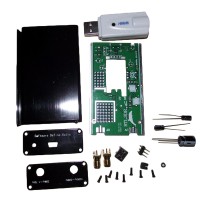 Receiver 100KHz-1.7GHz Full Band UV HF RTL-SDR USB Tuner DIY KITS + UV Antenna DIY