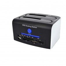 HDD Docking Station USB3.0 Interface Support Dual SATA 2.5" 3.5" HDD GOMASS