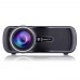 Uhappy U80 Portable Projector 1080P LED HD Home Theater Support HDMI VGA USB Black