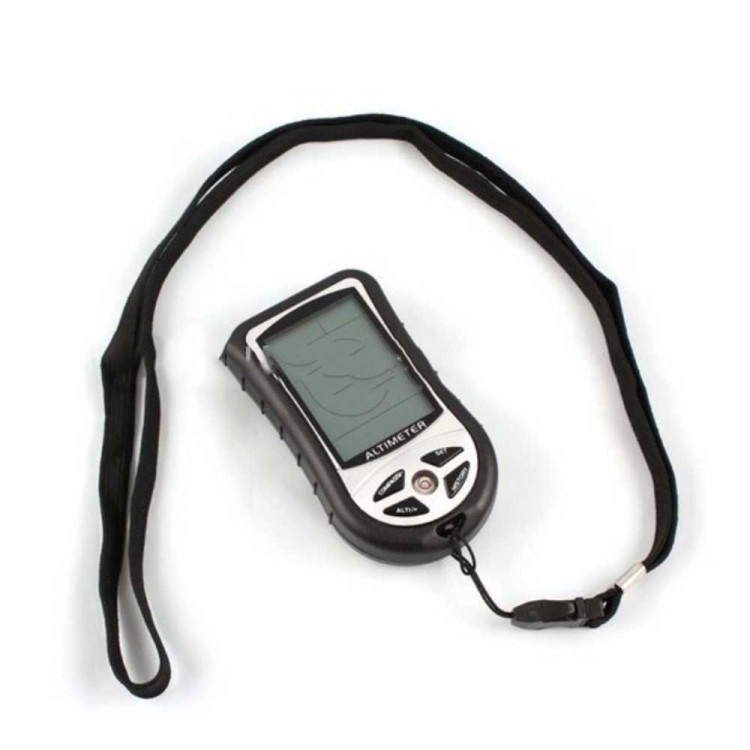 LCD 8 In 1 Handheld Altimeter Compass Barometer Thermometer Weather Forecast Calendar Clock