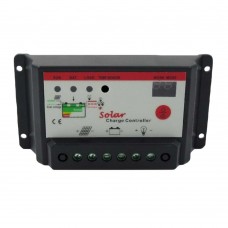 Solar Charge Controller 10A 12V 24V PWM Solar Panel Regulator Time Light Control for Lighting