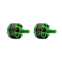 Sunnysky R1406 Brushless Motor 3300KV CW CCW for FPV Racing Quadcopter FPV Drone 1Pair Green