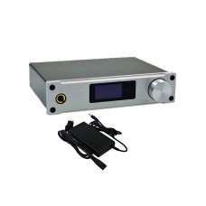 ALIENTEK D8 Hifi Audio Digital Headphone Amplifier 80Wx2 Coaxial Optical USB DAC Class D Amp+Power Supply XMOS Silver