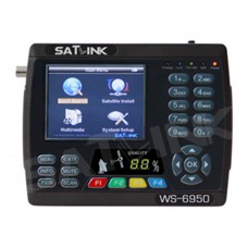 Satlink 3.5 inch Digital Satellite Signal Finder DC12V LCD Meter WS6950 DVB-S Combo