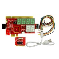 Upgraded 5 in 1 Laptop Desktop PC Diagnostic Test Card Support PCI,PCI-E LPC Mini PCI E LPC KQCPET6-H