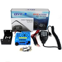 QYT KT8900 Walkie Talkie Transceiver UV 136-174MHz 400-480MHz Dual Band FM Mobile Radio 200CH Blue
