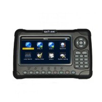 Satlink WS-6980 7 Inch LCD DVB-S2 DVB-C DVB-T2 HD TV Spectrum Analyzer Satellite Finder Meter Black