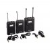 BOYA BY-WM8 UHF Dual Channel Wireless Lavalier Microphone System for ENG EFP DSLR Video