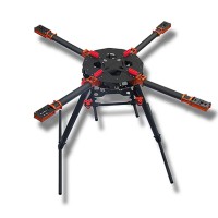 SAGA R750 Umbrella Folding Carbon Fiber Quadcopter Frame for FPV Photography w/ Gimbal Mounting Landing Gear Kits