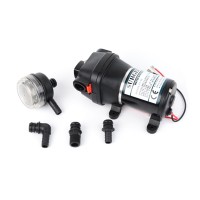 Water Pump DC12V 12.5L/min Self Priming Pump for Fishing Boat Yacht Marine and RV FL-35
