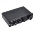 Four-In Four-Out Sound Effector Independent 4 Channel Controller Preamplifier for Car Vehicle A927        