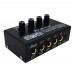 1 In 4 Out Audio Sound Signal Amplifier HiFi 4 Channel Loudspeaker Stereo Headphone AMP Linep A908