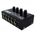 1 In 4 Out Audio Sound Signal Amplifier HiFi 4 Channel Loudspeaker Stereo Headphone AMP Linep A908