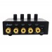 1 In 4 Out Audio Sound Signal Amplifier HiFi 4 Channel Loudspeaker Stereo Headphone AMP Linep A908