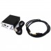 Microphone Amplifier 2 Channel PC Microphone Sound Amplifier with 3.5mm 6.5mm Audio Slot A907       