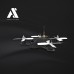 YOUBI Quadcopter 4 Axis Carbon Fiber Drone with Flight Control 600TVL FPV Camera Motor ESC Propeller