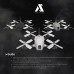 YOUBI Quadcopter 4 Axis Carbon Fiber Drone with Flight Control 600TVL FPV Camera Motor ESC Propeller