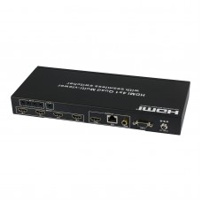 HDS-841SL HDMI 4x1 Splitter 4CH Input Quad Multi-Viewer with Seamless Switcher Extender Version
