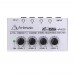 HA400 Headphone Amplifier Ultra Compact 4 Channels Audio Stereo Headphone AMP with Power Adapter