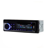 Car Radio 1 Din Stereo Audio MP3 Player Bluetooth 12V In-Dash Single FM Aux Receiver USB SD Remote Control JSD-520