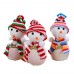 Christmas Snowman Apple Fruit Bag Gift Ornament for Home Festival Party Decor 10Pcs