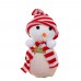 Christmas Snowman Apple Fruit Bag Gift Ornament for Home Festival Party Decor 10Pcs