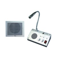 Dual Way Bank Office Store Bus Station Hospital Security Window Counter Intercom Interphone External Speaker Guard Glass