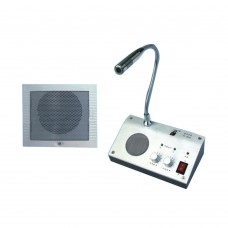 Dual Way Bank Office Store Bus Station Hospital Security Window Counter Intercom Interphone External Speaker Guard Glass