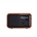 Wood Bluetooth Audio Loudspeaker Subwoofer Support FM U-Disk TF Card Clock with 8G TF Card D90