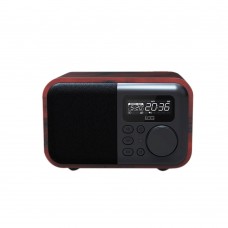 Wood Bluetooth Audio Loudspeaker Subwoofer Support FM U-Disk TF Card Clock D90