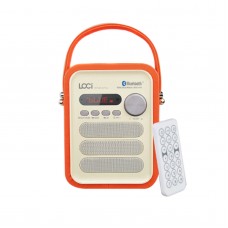 Mini Bluetooth Audio Loudspeaker Speaker Support U-Disk TF Card FM BOOMBOX P50 Orange