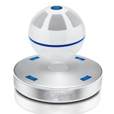 Magnetic Levitation Speaker Bluetooth 4.1 Wireless AUX Speaker Subwoofer NFC Sound Box White