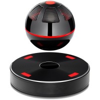 Magnetic Levitation Speaker Bluetooth 4.1 Wireless AUX Speaker Subwoofer NFC Sound Box Black