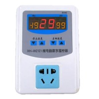 Microcomputer Digital Temperature Controller -19 to 99 C Temperature Control Switch Socket XH-W2121