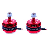 FPV 2205 Brushless Motor 2300KV CW CCW for QAV250 Quadcopter RC Drone Red 1Pair