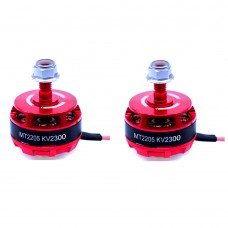 FPV 2205 Brushless Motor 2300KV CW CCW for QAV250 Quadcopter RC Drone Red 1Pair