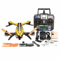 V Tail 210 FPV Drone 1080P HD DVR SP Racing F3 5.8G 40CH 200mW VTX OSD with Eachine I6 Remote Controller RTF Yellow