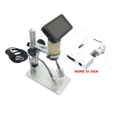 Andonstar HDMI HD Microscope 3MP 1080P Digital Magnifier Loupe w/ 3" Monitor VGA Adapter