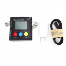 SURECOM Digital VHF UHF Power SWR Meter Frequency Counter 125-520Mhz for Handheld Radio SW102