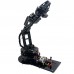 Unassembled 6 DOF Full Set Mechanical Arm with Clamp Claw Rotating Mechanical Robot with Servos & Controller