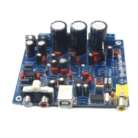 CS4398 DAC Decoder Module with USB Optical Fiber Input 24 192K Board for Audio Assembled