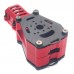 Tarot Dia 25mm CNC Dual Motor Damper Base Anti Vibration Red TL96033