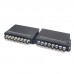 Haohanxin8 8CH Audio Video Data Signal to Fiber Communication Media Converter Optical Transceiver FC20KM 1 Pair