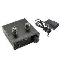 Feixiang FX-AUDIO TUBE-01 DC12V 1.5A Bile Preamp Tube Amplifier Buffer 6J1 HIFI Audio Preamplifier w/Power Supply