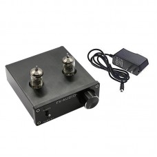 Feixiang FX-AUDIO TUBE-01 DC12V 1.5A Bile Preamp Tube Amplifier Buffer 6J1 HIFI Audio Preamplifier w/Power Supply