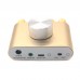 Mogu 30Wx2 Mini Bluetooth Amplifier HIFI Audio 2.0 Channel Amp with Power Supply-Gold