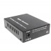 Fiber Ethernet Media Converter Gigabit Single Mode Double Fiber LC Interface with SFP Module